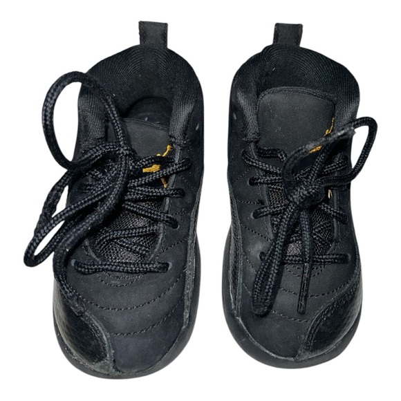 Air Jordan 12 Retro toddler “Black Taxi" sneakers size 7C - Picture 5 of 7